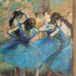 Dancers in Blue by Degas