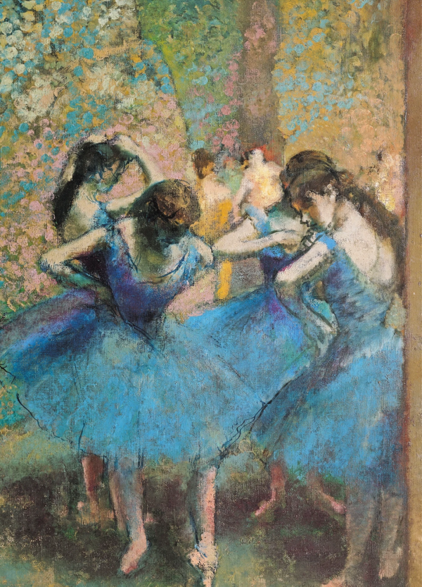 Dancers in Blue by Degas